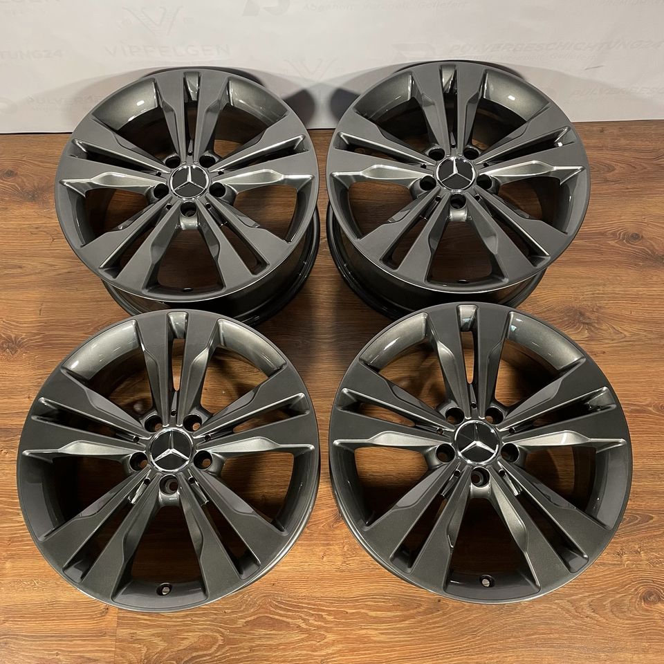 Originale 18 Zoll Mercedes CLA C117 X117 Alufelgen Felgen Leichtmetallfelgen Farbe anthrazit (weitere Farben möglich)